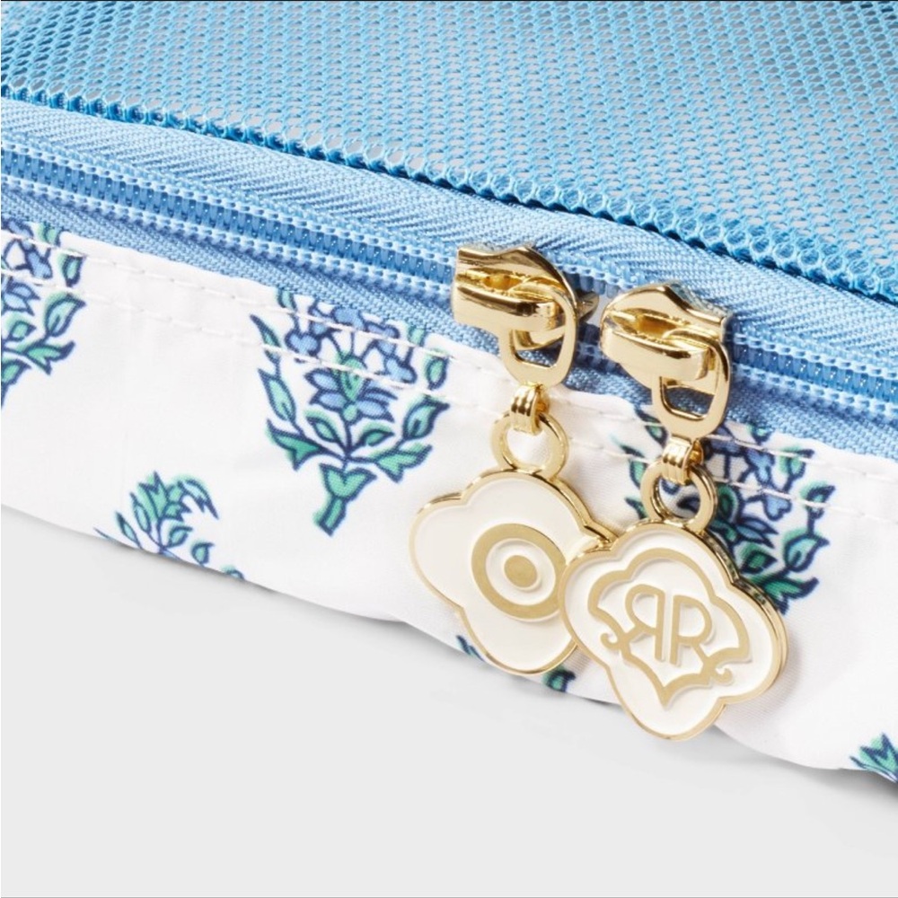 NWT 3pc Packing Cube Set Blue - Roller Rabbit x Target - Picture 4 of 4